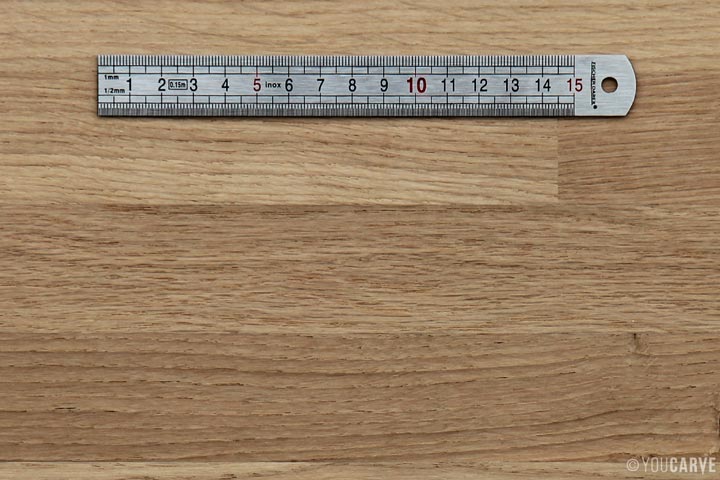 Texture du chêne lamellé-collé (détail/petite échelle)