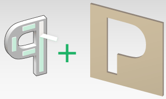 Icône Option de pose 4 : mousse double-face + gabarit de positionnement en carton.